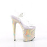 glitter 20 cm FLAMINGO-808CRF Pole dancing high heels shoes