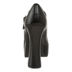 Black Leatherette 13 cm DOLLY-50 High Heel Pumps for Men