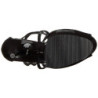 Nero Vernice 15 cm Pleaser DELIGHT-612 Plateau Scarpe Décolleté