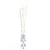 Transparent 18 cm ADORE-2021C platform high heels boots