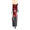 Bordo Snake pattern 18 cm ADORE-1020SP Exotic pole dance ankle boots