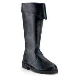 CAPTAIN-105 black captain boots cosplay halloween men's boots