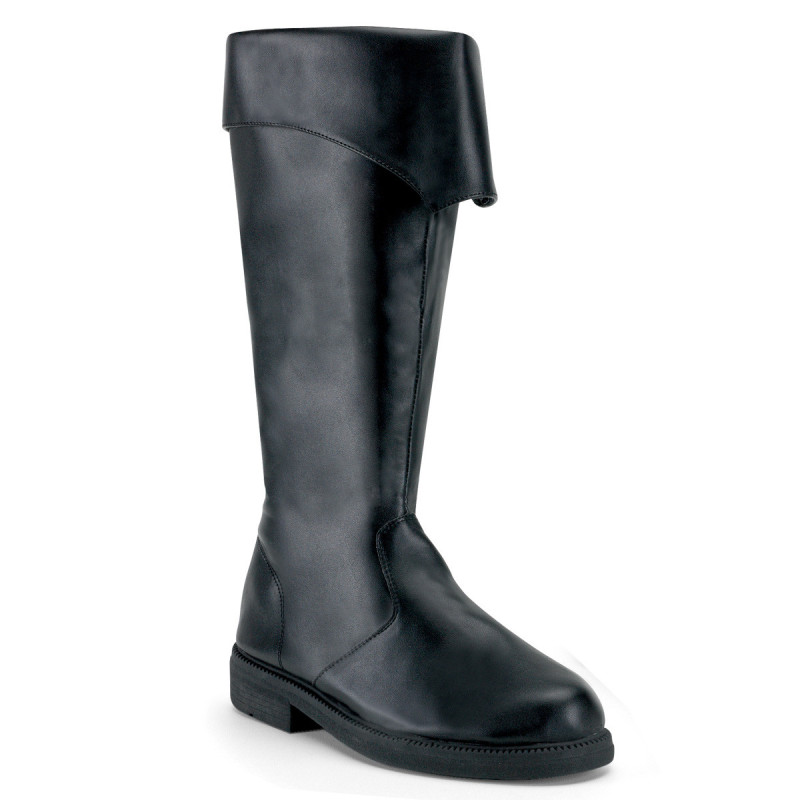 CAPTAIN-105 black captain boots cosplay halloween men's boots