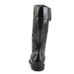 CAPTAIN-105 black captain boots cosplay halloween men's boots