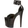 Nero Vernice 20 cm XTREME-875 Plateau Calzature Tacchi Alti