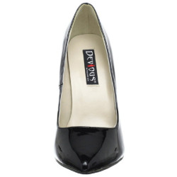 Nero Vernice 13 cm SEXY-20 scarpe tacchi a spillo con punta