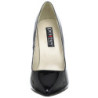 Black Shiny 13 cm SEXY-20 pointed toe stiletto pumps