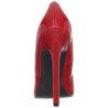 Rosso Vernice 13 cm SEXY-20 scarpe tacchi a spillo con punta