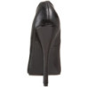 Nero Pelle 15 cm DOMINA-420 tacchi a spillo più altissimo - tacchi appuntito