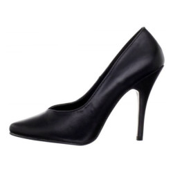 Nero Ecopelle 13 cm SEDUCE-420V scarpe décolleté a punta