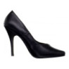 Black Leatherette 13 cm SEDUCE-420V pointed toe pumps with high heels