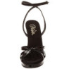 Nero Vernice 12 cm FLAIR-436 Sandali Donna con Tacco