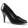 Black Shiny 10 cm DREAM-420 high heel pumps classic