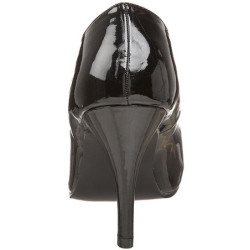 Black Shiny 10 cm DREAM-420 high heel pumps classic