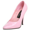 Pink Shiny 13 cm SEDUCE-420 pointed toe pumps high heels