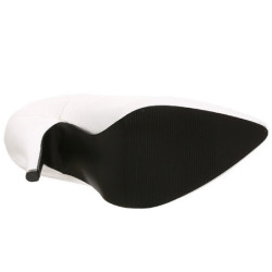 Bianco Vernice 13 cm SEDUCE-420 scarpe décolleté a punta