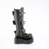 Patent 11,5 cm BEAR-215 emo boots pyramid platform in black