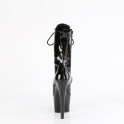 ADORE-1049WR - 18 cm platform high heel boots patent black