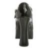Black Shiny 13 cm DOLLY-50 Mary Jane Platform Pumps