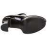 Nero Vernice 11 cm MARYJANE-50 Mary Jane Plateau Scarpe Décolleté