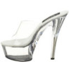 Trasparente 15 cm KISS-201 Plateau Mules Alte