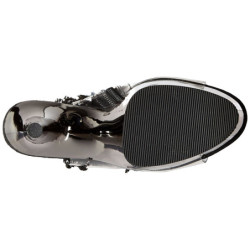 Gray 18 cm ADORE-1017RSF womens fringe ankle boots high heels