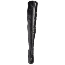 Nero Ecopelle 13 cm SEDUCE-3000 stivali overknee tacco alto