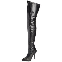 Black Leatherette 13 cm SEDUCE-3000 overknee high heel boots