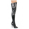 Nero Ecopelle 13 cm SEDUCE-3000 stivali overknee tacco alto