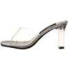Transparent 8,5 cm ROMANCE-301 Plateau Women Mules Shoes