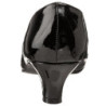 Nero Vernice 5 cm FAB-420W scarpe décolleté con tacchi bassi