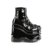 Patent 15 cm WAVE-110 platform wedge ankle booties