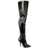 Black Leatherette 13 cm SEDUCE-3010 overknee high heel boots