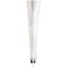 Bianco Vernice 13 cm SEDUCE-3010 stivali overknee tacco alto