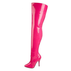 Pink Shiny 13 cm SEDUCE-3010 overknee high heel boots