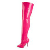 Fucsia Vernice 13 cm SEDUCE-3010 stivali overknee tacco alto