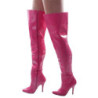 Fucsia Vernice 13 cm SEDUCE-3010 stivali overknee tacco alto