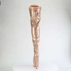 Glitter Dorati 18 cm ADORE-3020GP stivali sopra il ginocchio con stringati