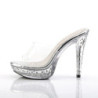 Trasparente 14 cm COCKTAIL-501SDT Mules Strass Altissimi