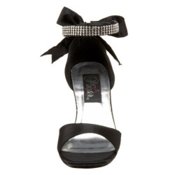 Nero Strass 8,5 cm ROMANCE-372 Sandali Donna con Tacco