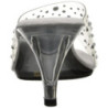 Transparent 8 cm BELLE-301RS Mules Strass Heels