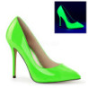 Verde Neon 13 cm AMUSE-20 scarpe tacchi a spillo con punta