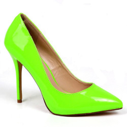 Verde Neon 13 cm AMUSE-20 scarpe tacchi a spillo con punta