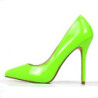 Verde Neon 13 cm AMUSE-20 scarpe tacchi a spillo con punta
