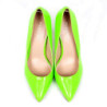 Green Neon 13 cm AMUSE-20 pointed toe stiletto pumps