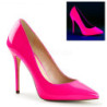 Fucsia Neon 13 cm AMUSE-20 scarpe tacchi a spillo con punta