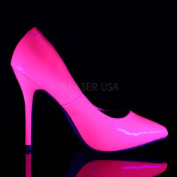 Fucsia Neon 13 cm AMUSE-20 scarpe tacchi a spillo con punta