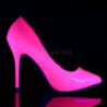 Pink Neon 13 cm AMUSE-20 pointed toe stiletto pumps