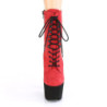 Red Black 18 cm ADORE-1020FSTT Exotic pole dance ankle boots