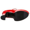 Red Shiny 11 cm MARYJANE-50 Mary Jane Platform Pumps